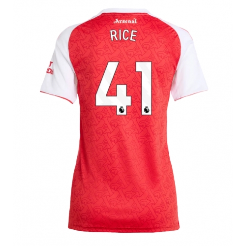 Billige Fotballdrakt Arsenal Declan Rice #41 Replika Hjemmedrakt Dame 2025-26 Kortermet Billige Fotballdrakt Arsenal Declan Rice #41 Replika Hjemmedrakt Dame 2025-26 Kortermet